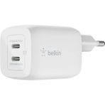 Belkin WCH013VFWH 68W Çift USB-C Power Delivery GaN Duvar Şarj Cihazı
