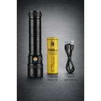 Belkıs Kırtasiye 6000 Lümen Zoomlu El Feneri+Power Bank Kamp Lambası El Feneri - 0 - Siyah