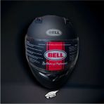 Bell Qualifier Kapalı Motosiklet Kask Şeffaf Vizör - 2XL - Siyah