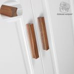 Bella Ahşap Kulp Lüks Country Mutfak Mobilya Dolap Çekmece Kulbu ( 1 Adet ) - Ceviz - 96MM