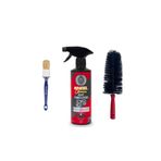 BELLA CAR CARE 3'lü Set Jant Seti Detay Fırçası Temizleyici Ve Jant Fırçası Siyah