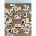 Bella Casa Kids Ingilizce Puzzle Harf Hayvan Eşleme Kartı, Eğitici Oyuncak, Montessori Eğitim Oyuncak, Motor Zeka