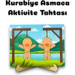 Bella Casa Kids Kurabiye Asmaca,adam Asmaca Oyunu Oyuncağı,eğitici Oyuncak, Ahşap Oyuncak