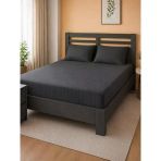 Bella Çift Kişilik 180X200 Cm Lastikli Çarşaf Takımı Antrasit