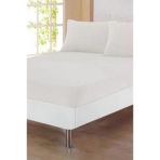 Bella Çift Kişilik 180X200 Cm Lastikli Çarşaf Takımı Beyaz