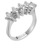 Bella Gloria AL15017 0.75Ct Pırlanta Beştaş Alyans