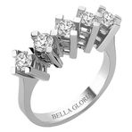 Bella Gloria AL15018 1.01Ct Pırlanta Beştaş Alyans