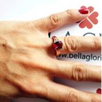 Bella Gloria GY00297 Oval Tektaş Gümüş Yüzük