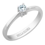 Bella Gloria SLTK984 Tektaş Pırlanta Yüzük