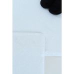 Bella Home 2\'li Puffy Klozet Takımı - Yıkanabilir - Kaymaz Taban - Beyaz