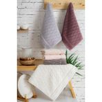 Bella Home 50X90 Fulya El Havlusu - 6 Adet - 50 x 90 cm - Çok Renkli
