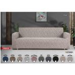 Bella Home Altınkoza Çekyat Stil Strech Koltuk Örtüsü (3+3) - Likralı - Lastikli - Oturma Grubu - Taş