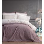 Bella Home Aren 7 Parça Çeyiz&gelin Seti - %100 Organik Pamuk - Orijinal Kutulu - Mürdüm