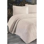 Bella Home Çift Kişilik Jelatinde Mikrofiber Yatak Örtüsü - Yeni Renkler - Cappuccino - 230 x 250 cm