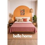 Bella Home Çift Kişilik Natural Tek Pike – 200X230 cm | Doğal Görünümlü | Hafif & Nefes Alabilir - Gülkurusu