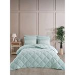 Bella Home Çift Kişilik Welsof Jakarlı Uyku Seti MİNT YEŞİLİ - Mint Yeşili