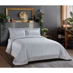Bella Home Flame Çift Kişilik Sephora Yatak Örtüsü Takımı - 240X260 cm - Orijinal Pvc Çantalı - Gri - 240 x 260 cm