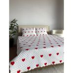 Bella Home Kalpli Tek Kişilik 2 Parça Yatak Örtüsü Seti - 160X240 cm - Pvc Çantalı - Beyaz - 160 x 240 cm