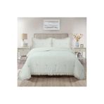 Bella Home Perla Çift Kişilik Nakışlı Yatak Örtüsü Takımı -240x260 cm - Pvc Çantalı - Günlük ve Çeyizlik - Krem