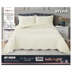 Bella Home Sylvia Yatak Örtüsü Çift Kişilik - Krem - 250 x 260 cm