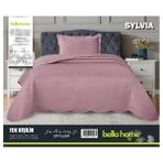 Bella Home Sylvia Yatak Örtüsü Tek Kişilik - Gül Kurusu - 180 x 240 cm