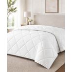 Bella Home Tek Kişilik 155X215 cm Silindir Mikro Jakarlı Silikon Yorgan | Nefes Alan, Yumuşak ve Konforlu Dolgu - 155 x 215 cm - Krem