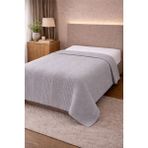 Bella Home Tek Kişilik Pamuklu Petek Pike | 160X220 cm | Hafif & Nefes Alabilir | Yazlık ve Konforlu - Gri
