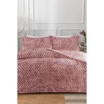 Bella Home Winter Tale Anastasia Tavşan Tüyü Yorgan Set - 220 x 240 cm - Mürdüm