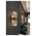 bella lighting Lüks Modern Jasmine Led Aplik Sarı Gold Duvar Lambası Elektrikli Dekoratif Aydınlatma Pilli Değildir