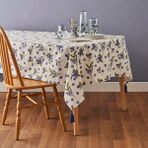 Bella Maison %100 Pamuk Blueberry Masa Örtüsü (153x250 cm)