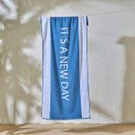 Bella Maison %100 Pamuk It's a New Day Plaj Havlusu Lacivert (90x150 cm)