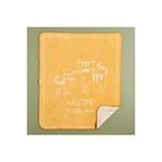 Bella Maison 100x120 cm Hardal Tiger Pamuklu Bebek Battaniyesi