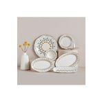 Bella Maison Adelina Stoneware Yeşil 26 Parça 6 Kişilik Kahvaltı Takımı