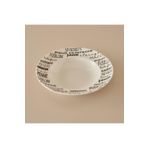 Bella Maison Alfredo Porselen Makarna Tabağı Siyah 28 CM