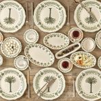 Bella Maison Alice Stoneware 26 Parça 6 Kişilik Kahvaltı Takımı Yeşil