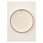 Bella Maison Bonheur Porselen Servis Tabağı Bordo (28 Cm)