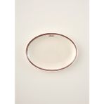 Bella Maison Bonheur Porselen Sunum Tabağı Bordo (33 Cm)
