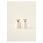 Bella Maison Bonheur Porselen Tuzluk-Biberlik Seti Bordo (8 cm)