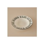 Bella Maison Book Lovers Makarna Tabağı Siyah 28 CM