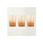 Bella Maison Colored 3'lü Meşrubat Bardağı Seti Amber (510 cc)