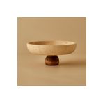 Bella Maison Ephesus Traverten Ayaklı Sunum Kasesi (25 cm)