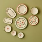 Bella Maison Flowers Stoneware 44 Parça Yemek ve Kahvaltı Takımı