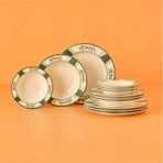 Bella Maison Grace Stoneware Yeşil 12 Parça 4 Kişilik Yemek Takımı