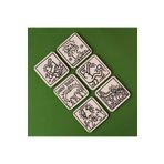 Bella Maison Keith Haring 6'lı Bardak Altlığı Siyah (10X10 Cm)