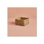 Bella Maison Kiara Hasır Kare Naturel 22x22x10 cm Sepet