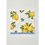Bella Maison Lemoncello 40'lı Düz Peçete 33x33 cm Limon Desenli Yumuşak Dokulu Kağıt