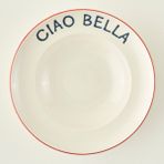 Bella Maison Line Porselen Makarna Tabağı Kırmızı 28 cm