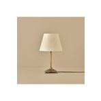 Bella Maison Marmo Antik Abajur Finlin Krem (Konik Başlık) (25x17x38 cm)