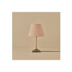 Bella Maison Marmo Antik Abajur Pudra (Konik Başlık) (25x17x38 cm)
