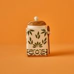 Bella Maison Molly Seramik Kavanoz Krem (1150 Ml) - Ekru
